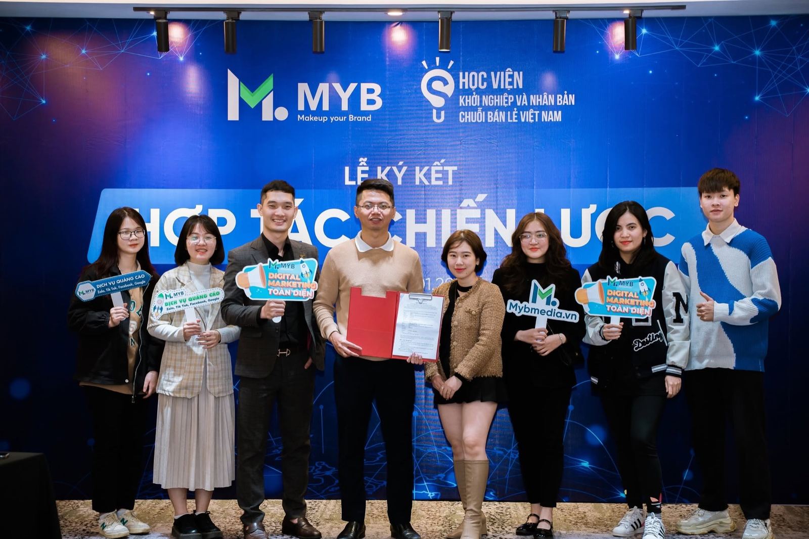 Lễ ký kết hợp tác chiến lược của MYB Media